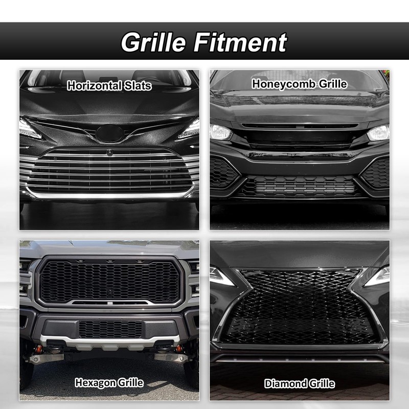 ROMELACK Grille License Plate Holder Front Mount Bracket All-Around Adjustable