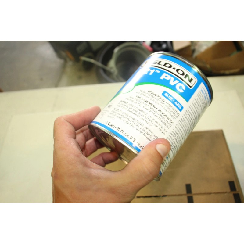Weldon 721 PVC Blue Glue 1 Quart