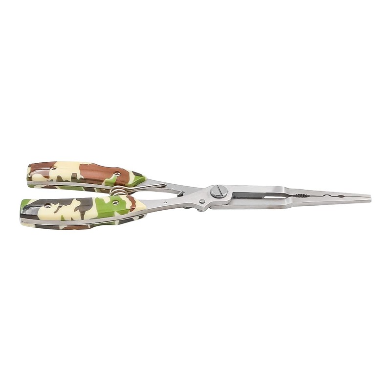 FONGKNOX Stainless Steel Fishing Long-Needle Nose Pliers Hook Remover Tool