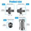 20 Pcs Camera Screw 1/4 to 3/8 Adapter Thread Adapter