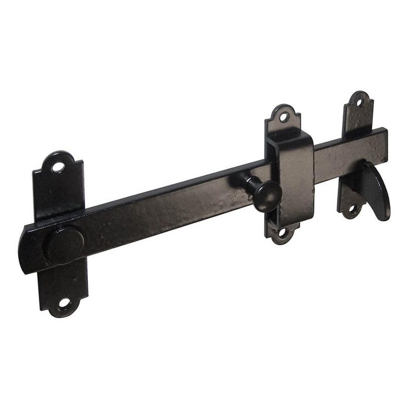 GatePro 5230023 Heavy Duty Suffolk Style Gate Latch - Black
