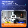 Denash Pet Camera Home Security Camera,1080P Indoor Movable Cameras,2 Way