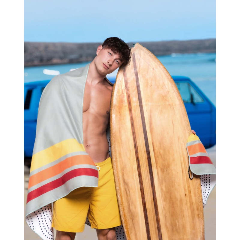 Fit-Flip XXL Beach Towel, Microfibre Bath Towel, Beach Towels, Lightweight