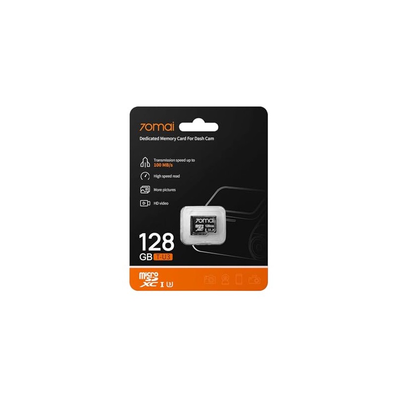 70mai 128GB microSD Card for Dash Cam