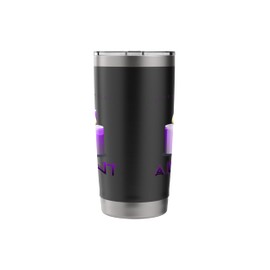 Celebrate Advent Candle Colors 2024 Season Christmas Holiday Stainless Steel Insulated Tumbler