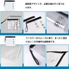 ZiSyouMa 2 Pack Toiletry Bag Cosmetic Storage Pouch Carry-On Transparent