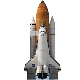 H69044 Space Shuttle Endeavor Cardboard Cutout Standup