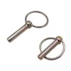 Joyangy 6-Pack Lynch Pin Clips with Ring for Hitch 3/8