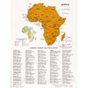 Historic 1979 Wall Map - Africa. 18in x 24in