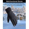 Winter Gloves Men & Women, Touch Screen Gloves Running Gloves