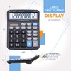 Premium Commercial 12-Digit Large Desktop Calculator with Huge 5-Inch LCD