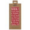 Merry Christmas Red White Script Christmas Glick Tissue Wrap Wrapping