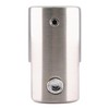 CRL Brushed Nickel Support Bar Bracket for 3/8" to 1/2"