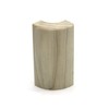 3/4" x 2 1/4" x 4" Poplar (Paint Grade) Outside