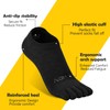 OrrinSports No show Toe Socks Coolmax Low Cut Non-Slip Running