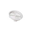 Merriway BH02082 (10 Pcs) Push-in Louvered Soffit Air Vent Grilles, White 70 mm (2.3/4 Inch) Diameter - Pack of 10 Pieces