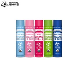 DR. BRONNER'S Organic Lip Balm 4g, Type:Rose
