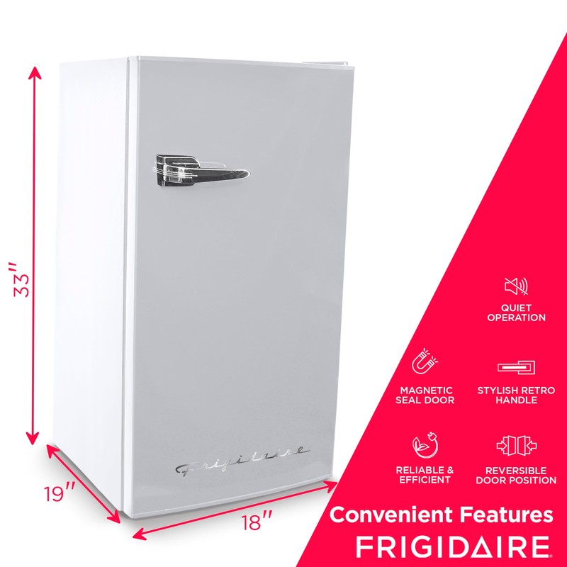 FRIGIDAIRE EFR331-WHITE 3.2 Cu ft Eraser Board Mini Compact Dorm