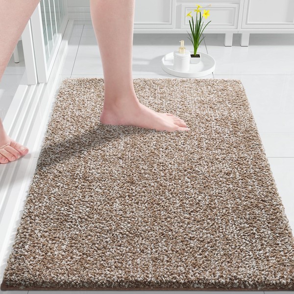 Yimobra Bathroom Rugs Mat, Extra Soft Comfortable Bath Rugs, Non-Slip,