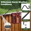 GESTONE 11 Inch Deck Railing Plant Hanger,2 Pack Deck Hooks