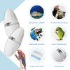 Jmxu's 3.5"-4" Cuttlebone for Birds Parakeets, Cuddle Bone with Metal