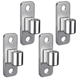 Insaga Cast 304 Stainless Steel Gate Hinges, 4pcs Wall Mount Gate Hinge for Fence Gate, One Piece Farm Gate Hardware for Chain Link Gate, Fit 5/8'' Pin Fence Post Hinge