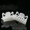 Pack of 2 Mini Hair Claws 3.5 cm in White