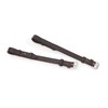 Shires Blenheim Bridle Cheek Pieces with Hook Studs-Black Full 3/4"