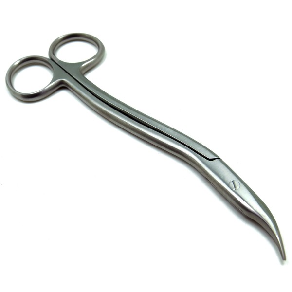 10× Heath Scissors S-Shaped 6" Curved Tip 1.5" Surgical Premium