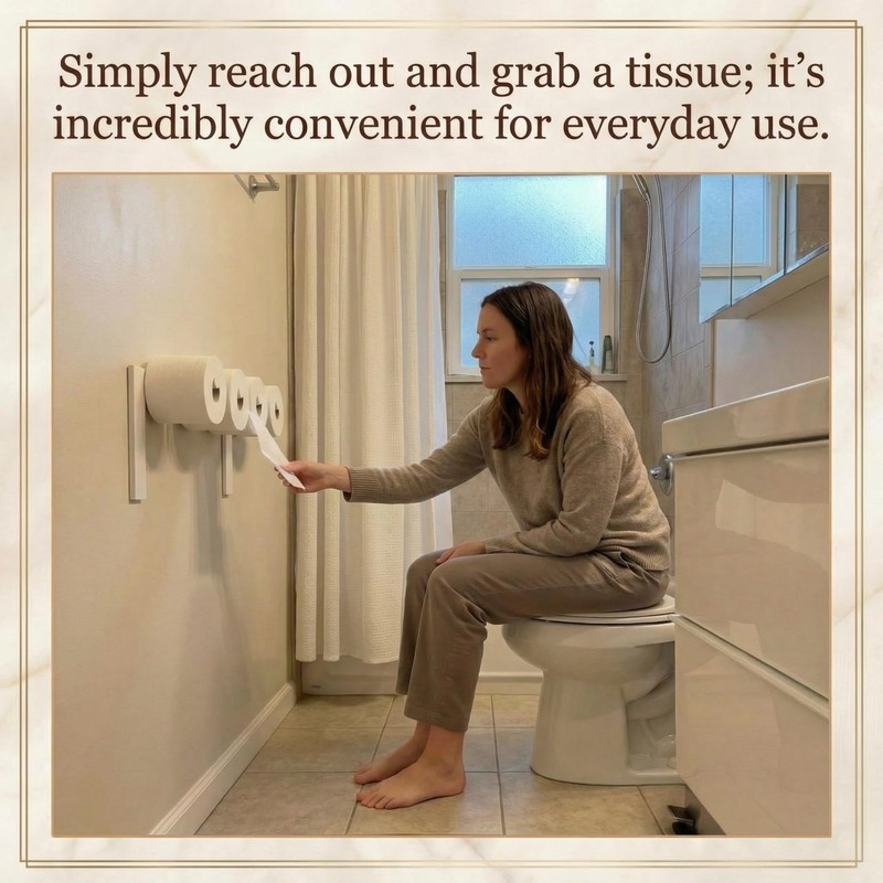 21 Inches Poop Wood Toilet Paper Holder Funny Poop Toilet