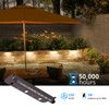 Kwinmyso 8-Packs 3W 7 Inch LED Hardscape Paver Lighting,12V AC/DC