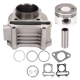 50mm Cylinder Assembly Kit Complete Piston Ring Kit Replacement for GY6 100cc Scooter Motorcycle