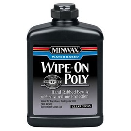 Minwax 409160000 Water Based Wipe-On Poly, pint, Gloss