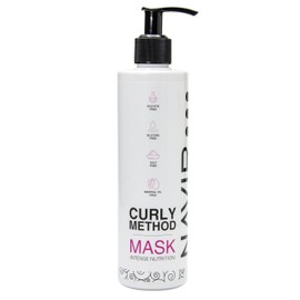NAVIR Professional | Haarmaske ohne Sulfate, Parabene, Silikone oder Salze. Geeignet für die Curly-Methode, mit natürlichen Inhaltsstoffen - 275ml