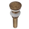 Bathroom Kitchen Sink Drain All Copper Pop Up Sink Drain