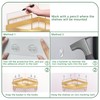 YEMNMFH Corner Shower Shelves - 2 Tier No Drilling Shower