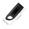 LED Portable Flashlight Multifunction Solar Charging Manual Power Generation Torch