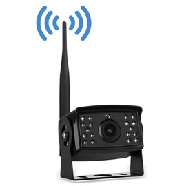 Wireless Backup Camera Add-on for AHD Wireless DVR System, 12v-24v Waterproof Night Vision Extra Reversing Camera for Digital Wireless Backup System, Transmission Distance up to 500M for Truck Bus