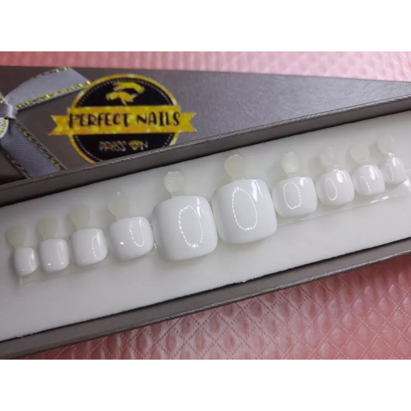 Perfect Nails Press On Press On Para Pies Calidad Premium