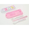 o-esuke- Cutlery Pink approx. 7.7 X 18.7 X/Tall 1.8 cm