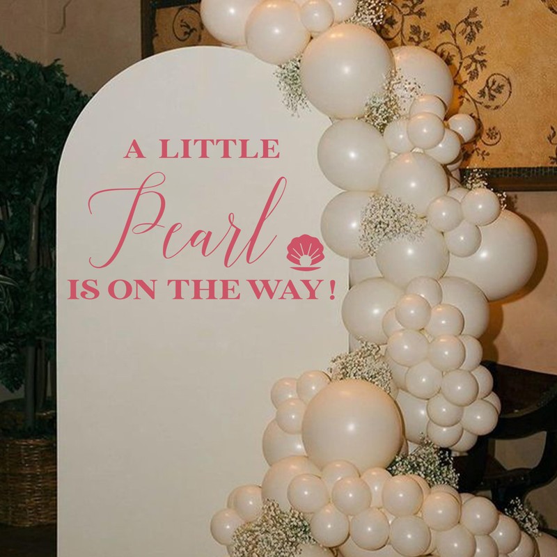 Capiont A Little Pearl is on The Way Decal