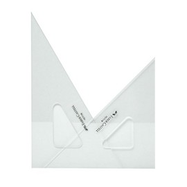 Faber Castell Triangle Ruler (No Scale) 7118 7.1 inches (18 cm) (2 mm) 2 Sheets