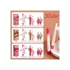 Olibolla Volume Lip Trio Kit Liner,gloss Lipstick Nude Brown