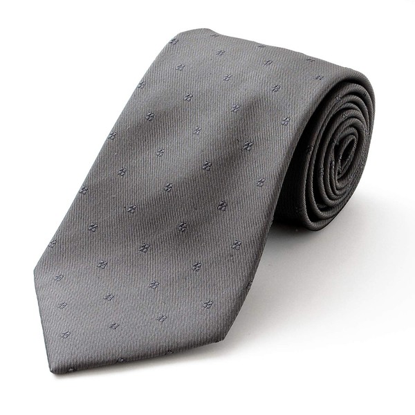 FORMAL Men's Formal Ceremony Necktie, Gray, Silk, Ceremony, Memorial Services,