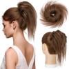 Hairro Messy Bun Hair Piece Human Hair For Women Wrap