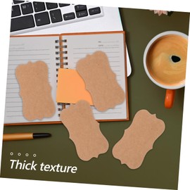 Operitacx 100 x Kraft Card Index Cards Empty Small Cards Mini Index Cards Card Paper Cute Index Cards Small Note Cards Business Card Blanks Mini Cards Blank Cards Kraft Paper