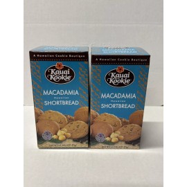Kaui Kookie Kauai Kookie Original Macadamia Shortbread 4.5oz Box x2