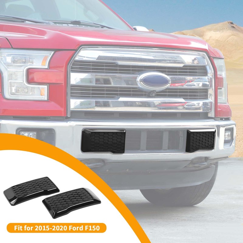 Hoolcar Left & Right Front Bumper Guard Pads Insert Cap