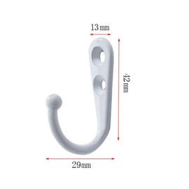 Yesmin 4 PCS Wall Mounted Hooks Coat Hooks Retro Door Robe Hook for Hanging Towel Clothes Hat Key Cup Single Metal Hook Cloth Hanger for in Bedroom Bathroom Kitchen Cupboard