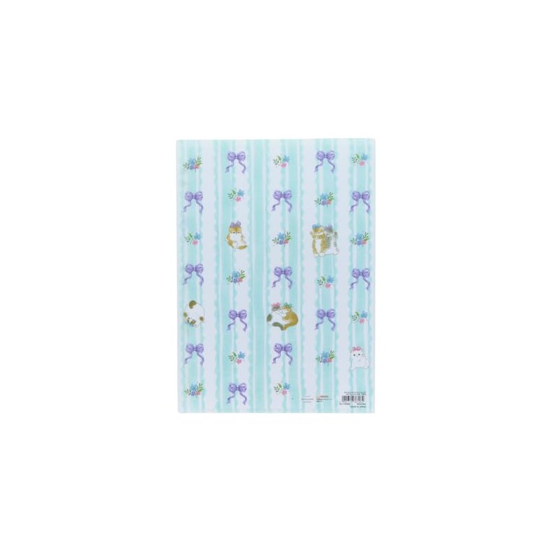 Sunstar Stationery mofusand Clear File, 5 Pockets, Ribon, S2172682